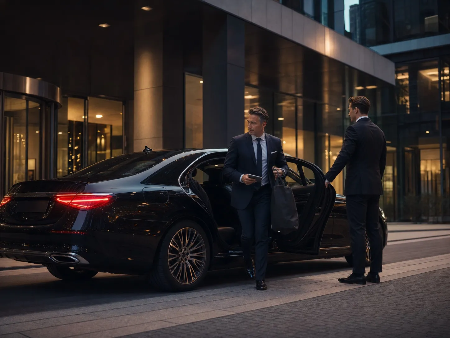 electronica Munich Chauffeur: Illustrative arrival of an international technology team in Munich.